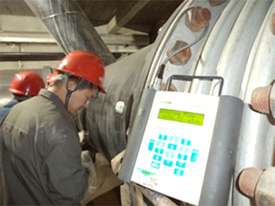 超聲波流量計(jì)安裝現(xiàn)場